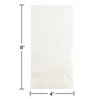 192 pc Bulk White 3 Ply Guest Towels
