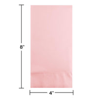 192 pc Bulk Classic Pink 3 Ply Guest Towels