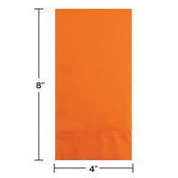 Sunkissed Orange Guest Towel, 3 Ply (16/Pkg)