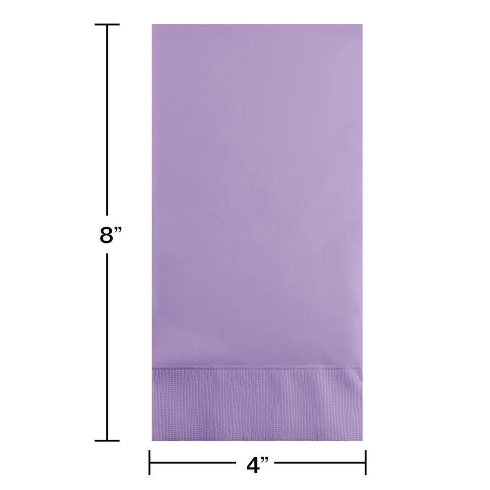 192 pc Bulk Luscious Lavender 3 Ply Guest Towels