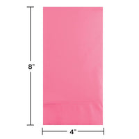 192ct Bulk Candy Pink 3 Ply Guest Towels