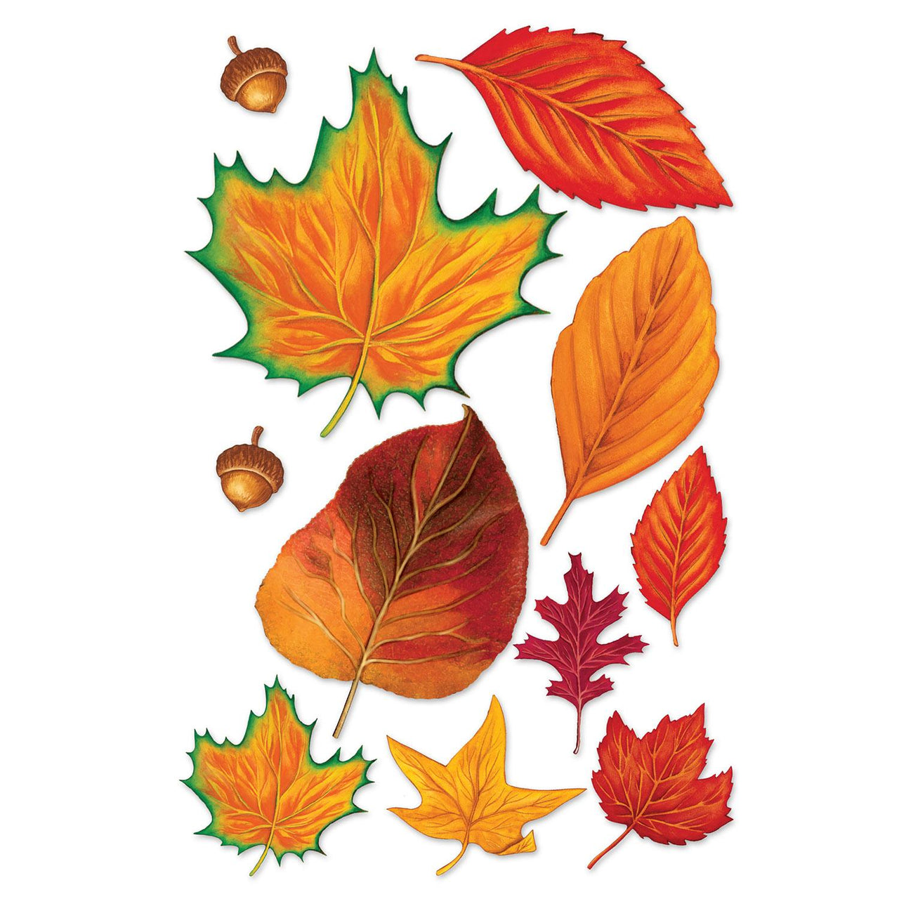 Thanksgiving Fall Leaf Cutouts - Bulk/264 Cutouts