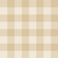 Beistle Plaid Tablecover - Beige & Cream (Case of 12)