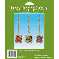 18ct Bulk Dino Blast Hanging Cutouts