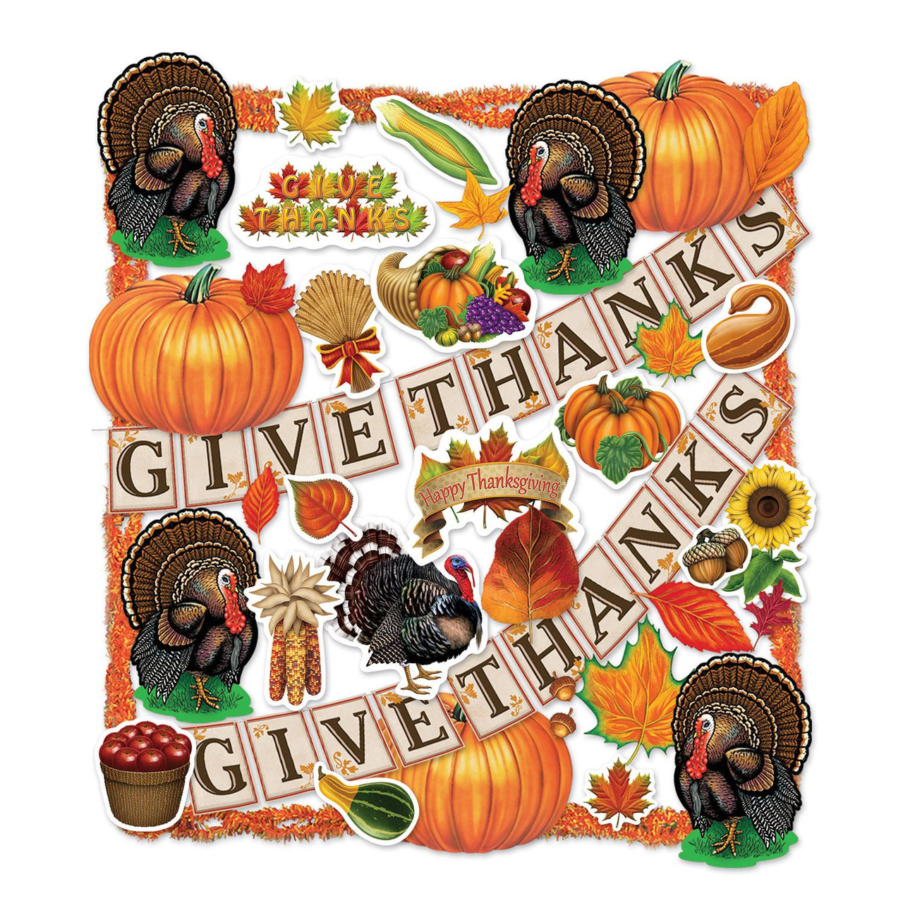 Thanksgiving Trimorama Decorating Kit