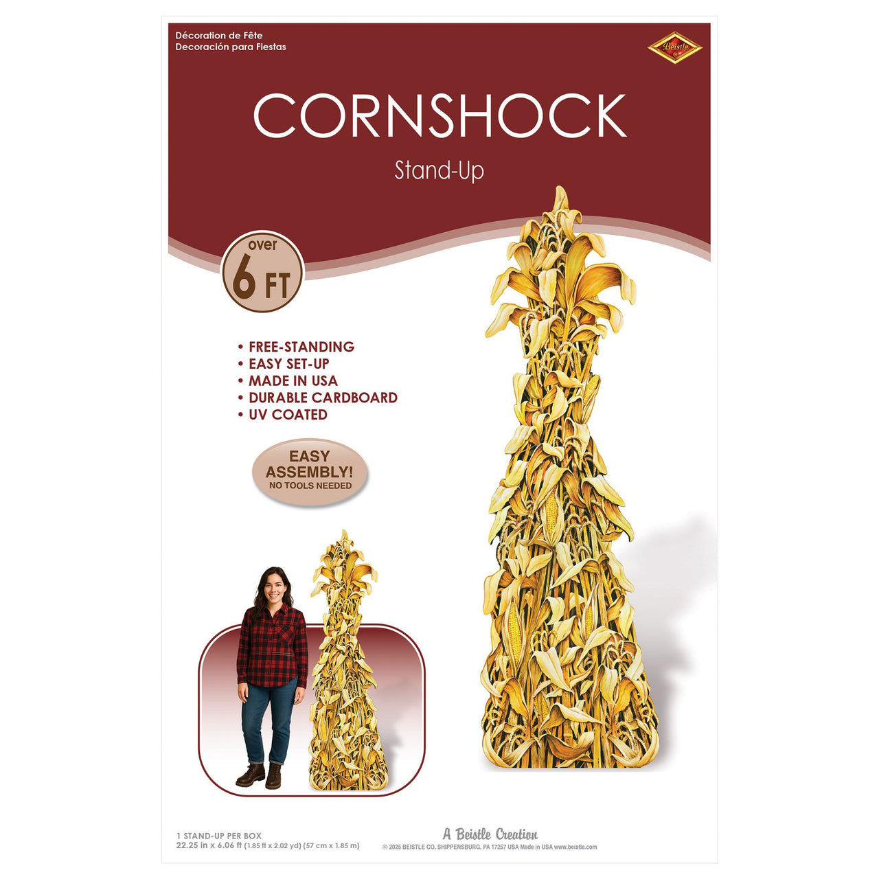 Champagne Bottle Stand-Up Prop - 4ft 10in | New Year's & Awards