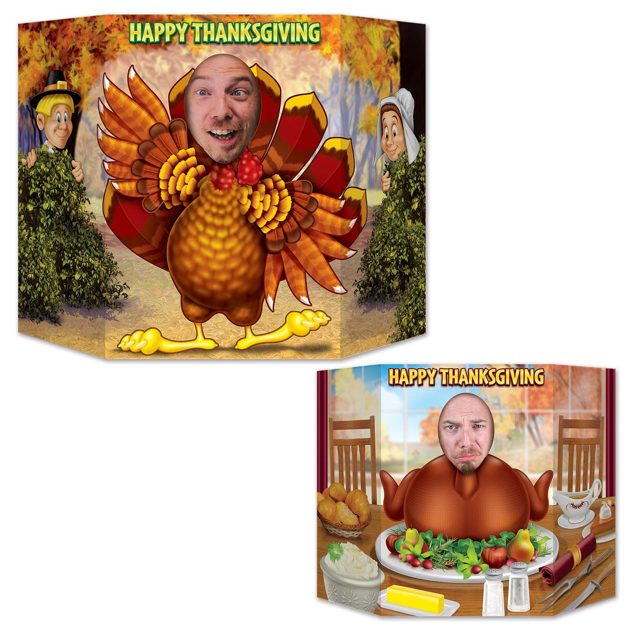 Thanksgiving Turkey Photo Prop - Bulk 6 Pack