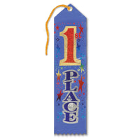 1st Place Award Ribbon - Bulk 6 Pack