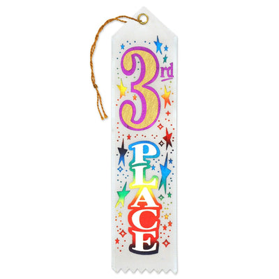 3rd Place Award Ribbon - Bulk 6 Pack