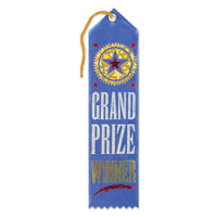 Grand Prize Winner Award Ribbon - Bulk 6 Pack