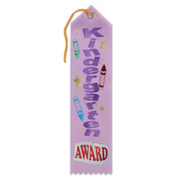 Kindergarten Award Ribbon - Bulk 6 Pack