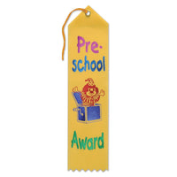 Pre-School Award Ribbon - Bulk 6 Pack