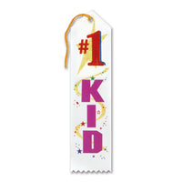#1 Kid Award Ribbon - Bulk 6 Pack