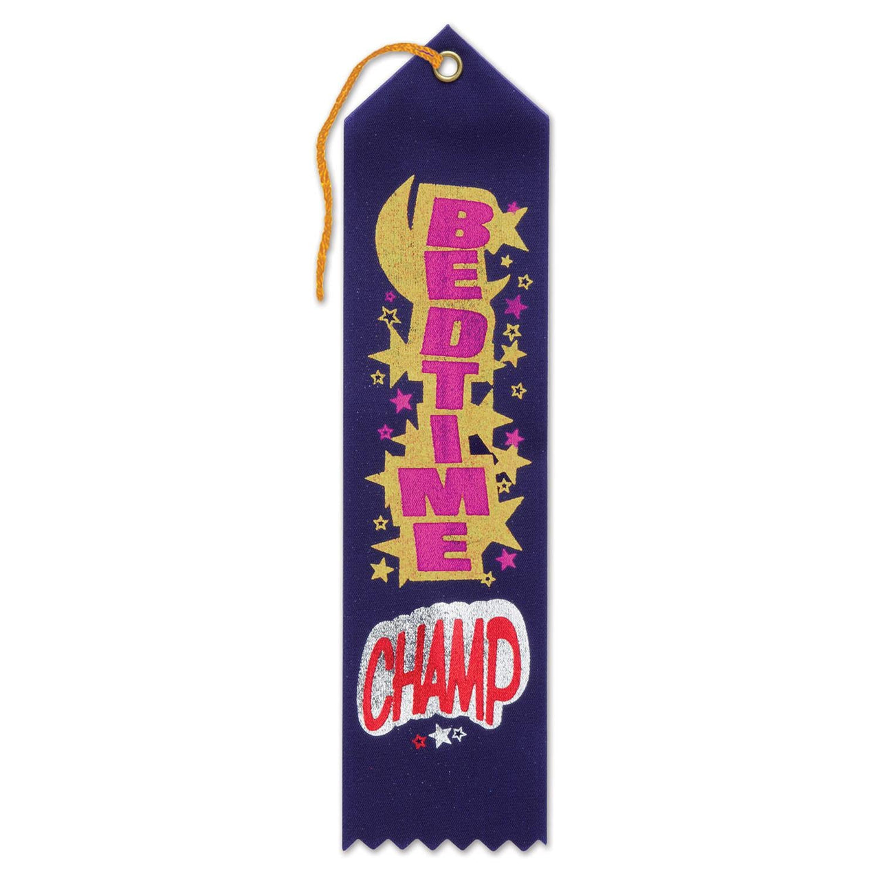 Bedtime Champ Award Ribbon - Bulk 6 Pack