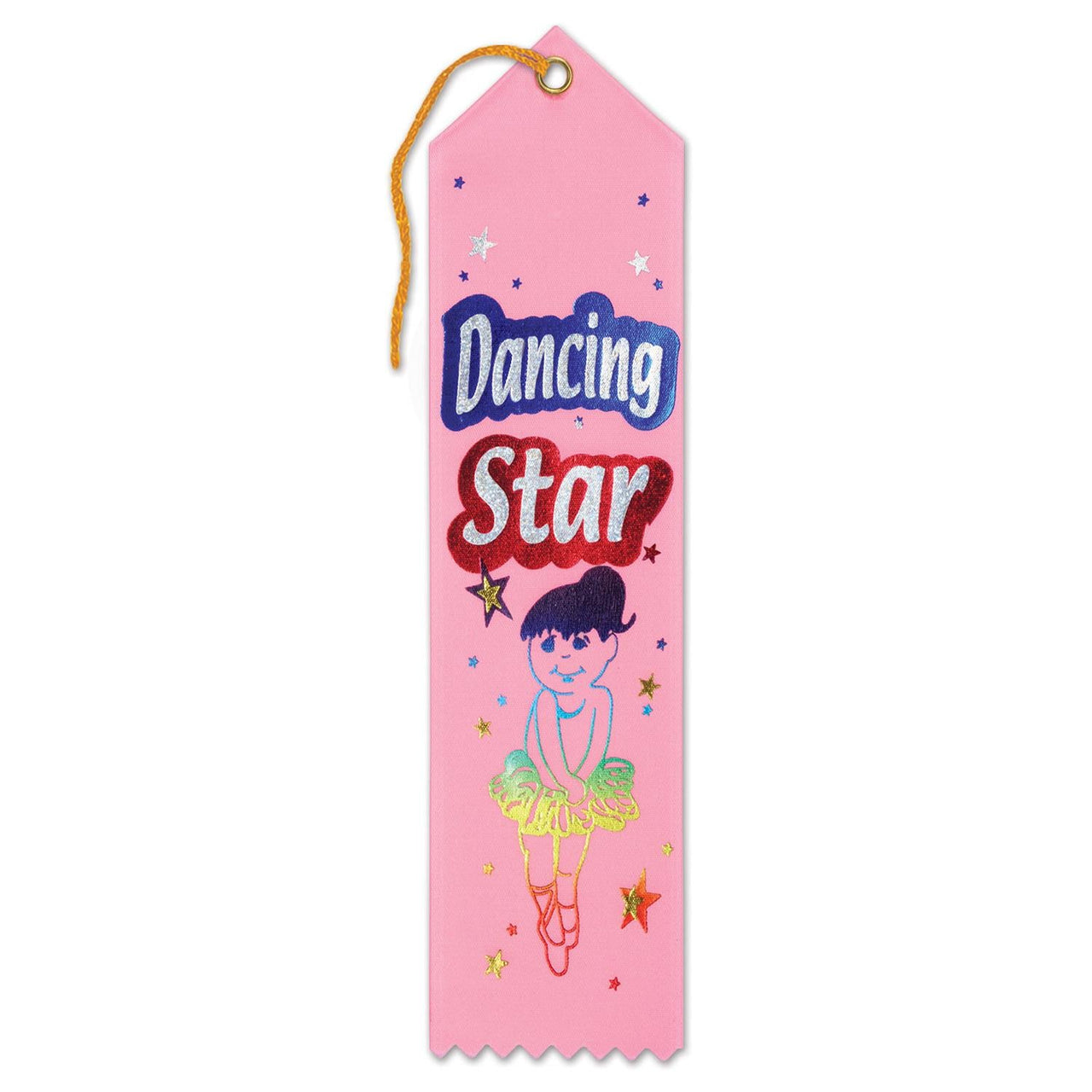 Dancing Star Award Ribbon - Bulk 6 Pack
