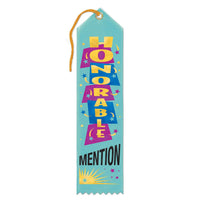 Honorable Mention Award Ribbon - Bulk 6 Pack