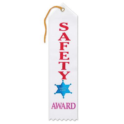 Safety Award Ribbon - Bulk 6 Pack