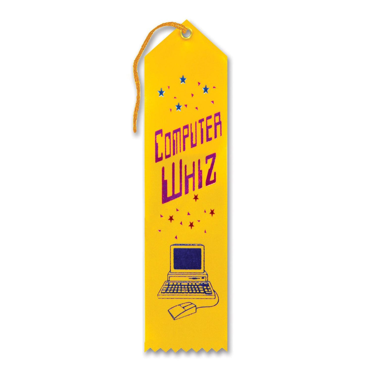 Computer Whiz Award Ribbon - Bulk 6 Pack