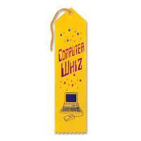 Computer Whiz Award Ribbon - Bulk 6 Pack
