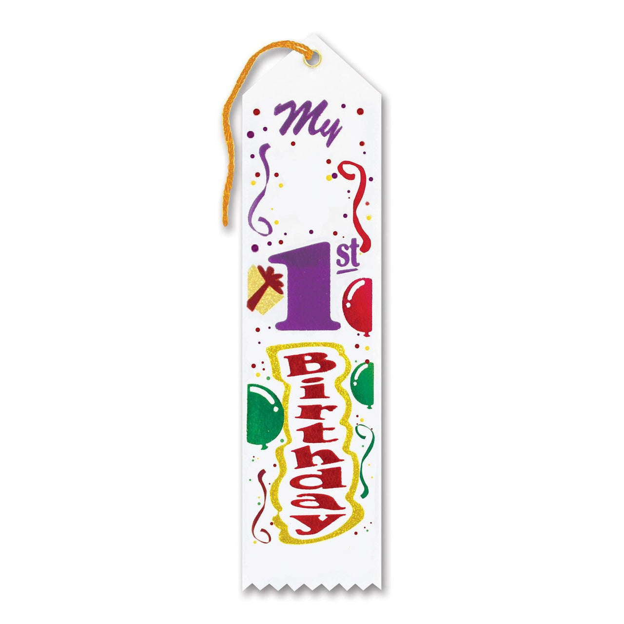 My 1st Birthday Award Ribbon - Bulk 6 Pack