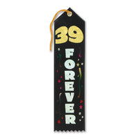 39 Forever Award Ribbon - Bulk 6 Pack