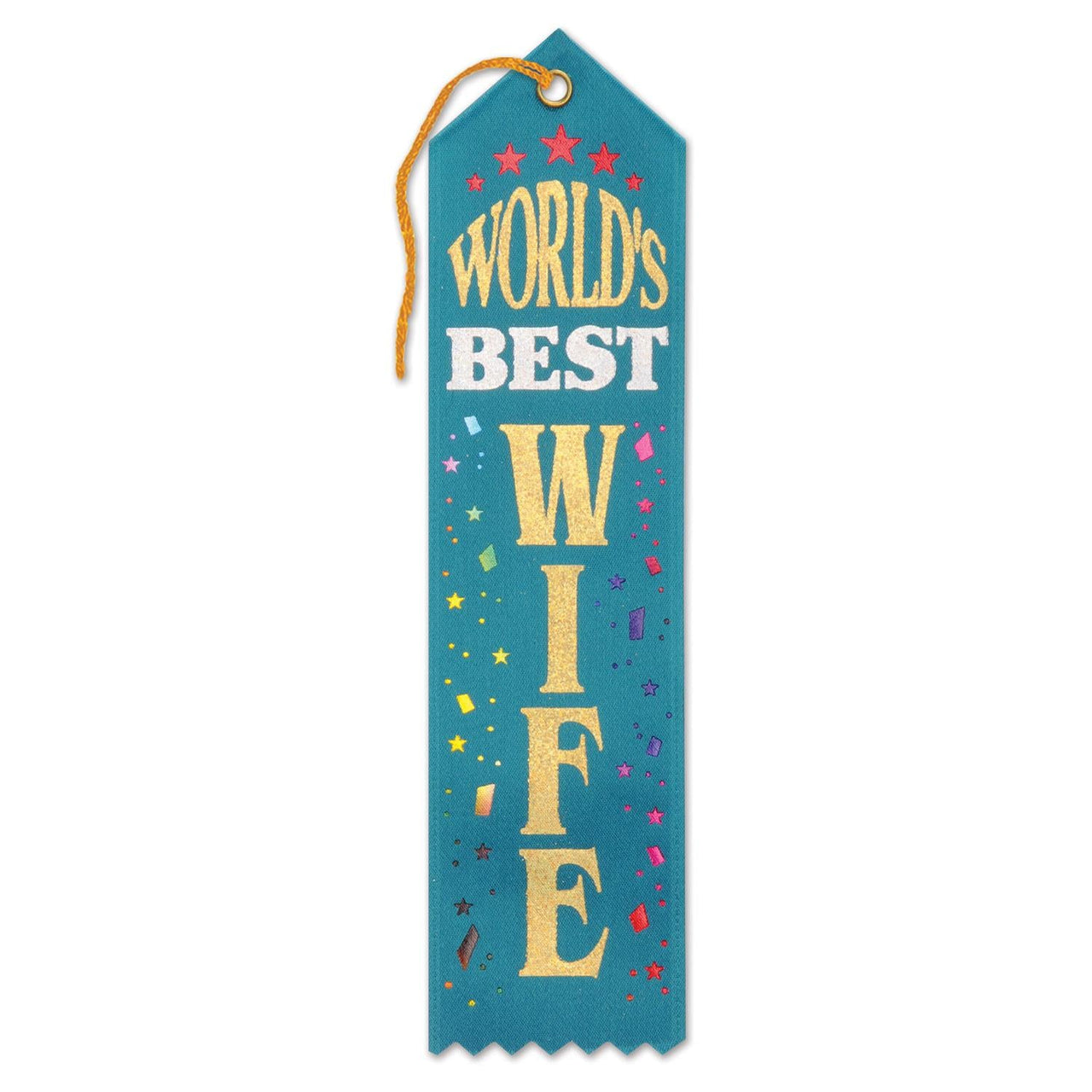 World's Best Wife Award Ribbon - Bulk 6 Pack