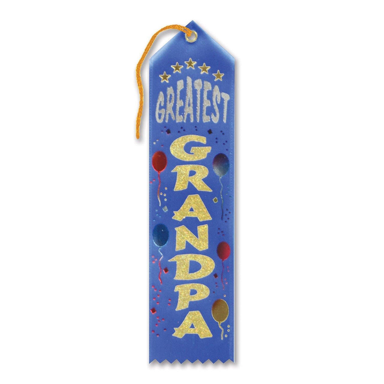 Greatest Grandpa Award Ribbon - blue - Bulk 6 Pack