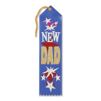 New Dad Award Ribbon - Bulk 6 Pack