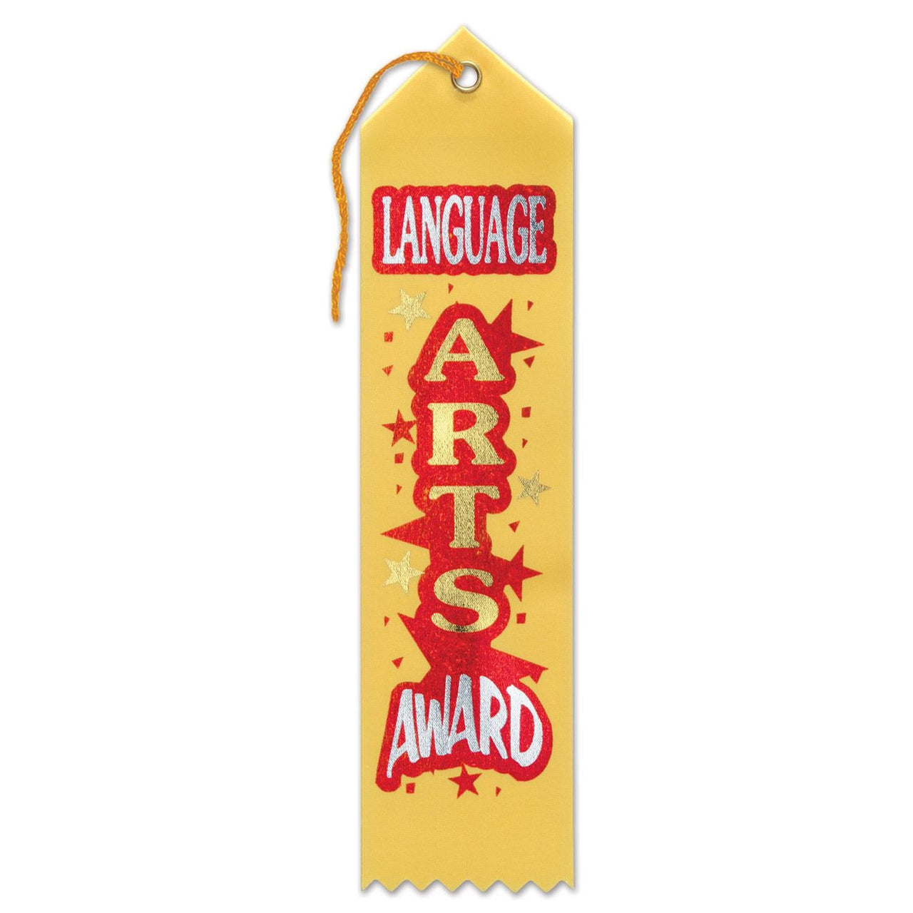 Language Arts Award Ribbon - Bulk 6 Pack