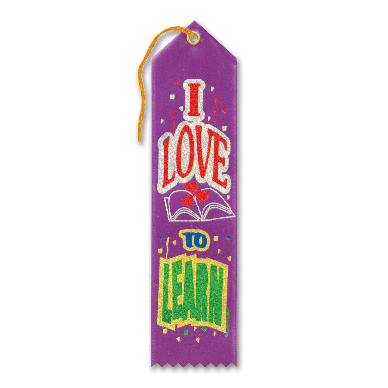 I Love To Learn Award Ribbon - Bulk 6 Pack