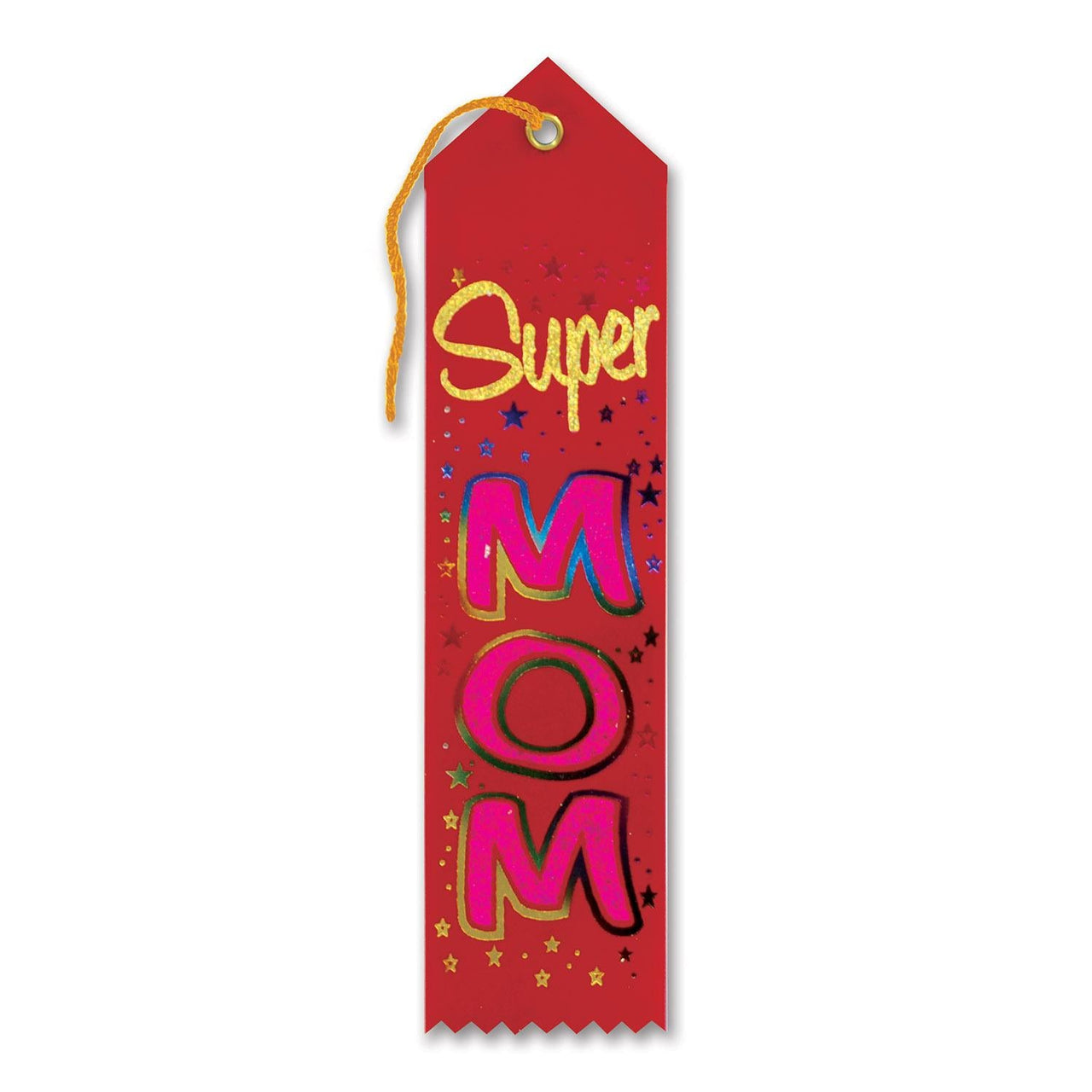 Super Mom Mother's Day Award Ribbon - Bulk 6 Pack