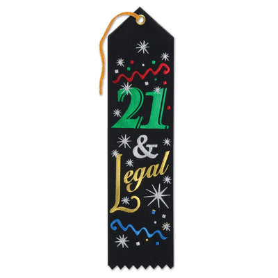 21/Legal Award Ribbon - Bulk 6 Pack