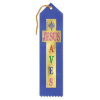 Jesus Saves Ribbon - Bulk 6 Pack