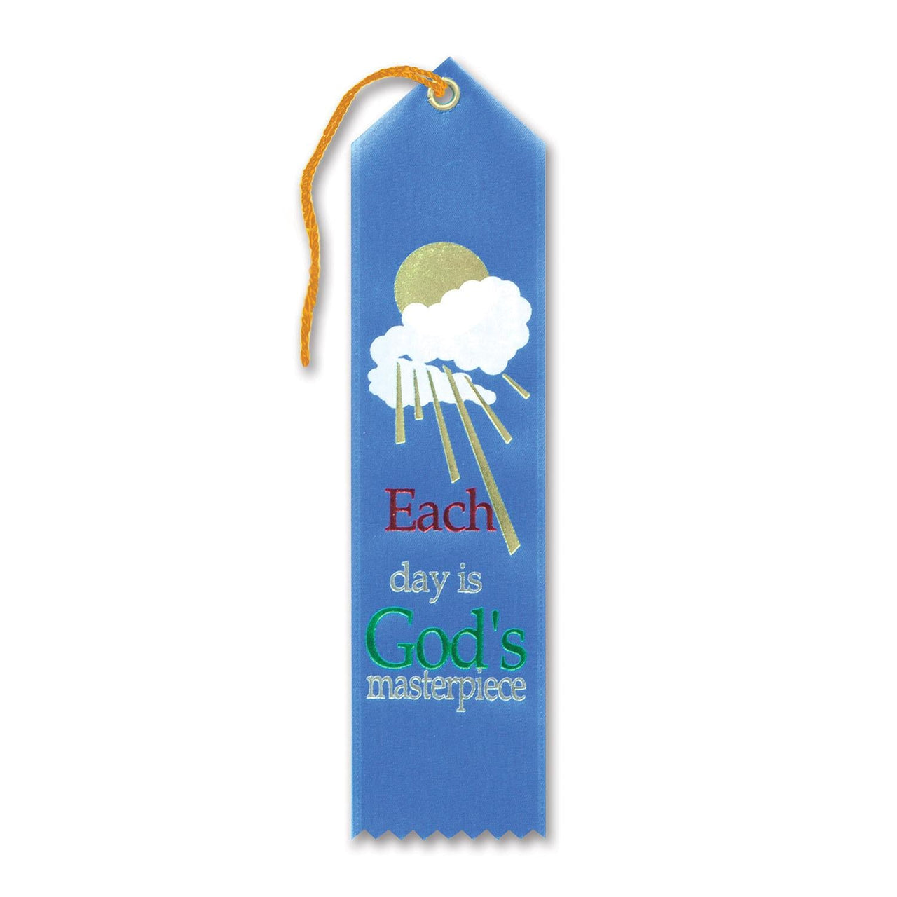 Each Day Is God's Masterpiece Ribbon - Bulk 6 Pack