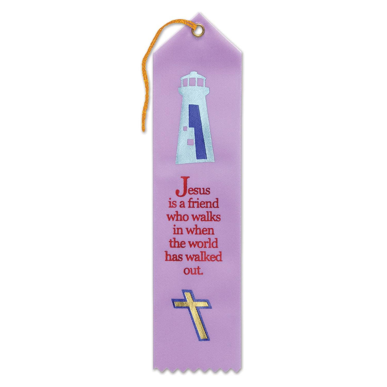 Jesus Is A Friend Ribbon - Bulk 6 Pack