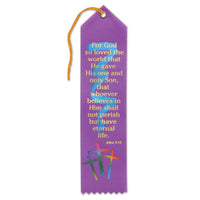 For God So Loved The World Ribbon - Bulk 6 Pack