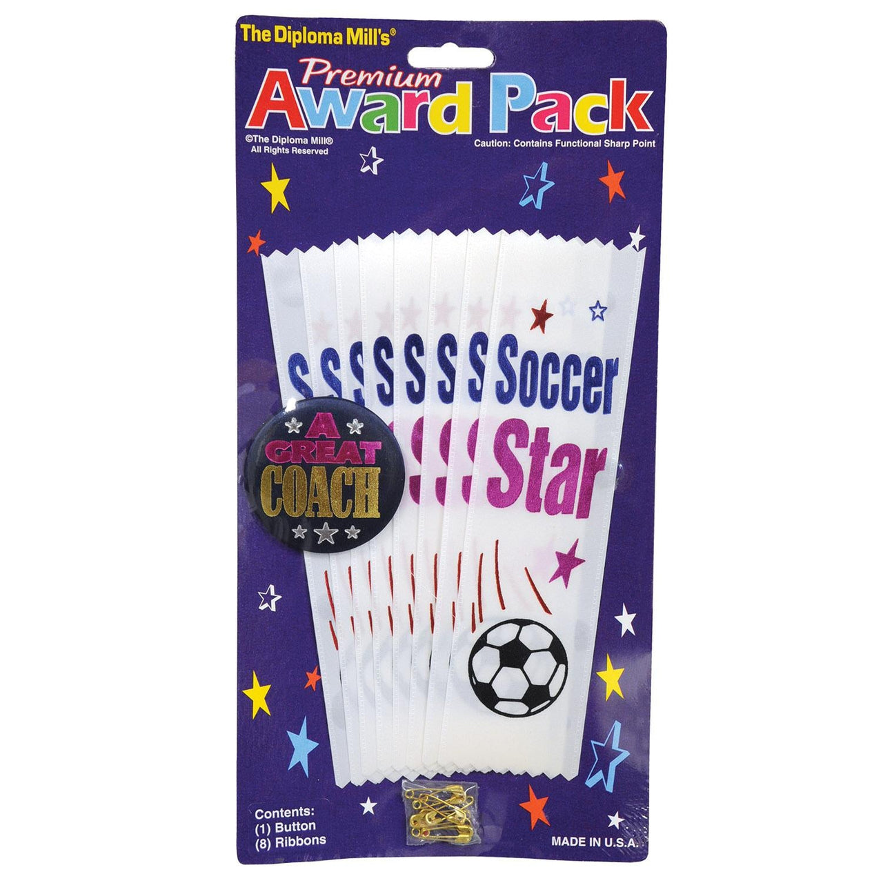 Soccer Award Party Pack - Bulk/54 Awards