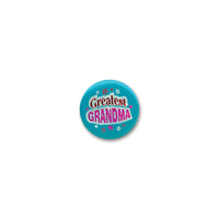 Grandparent's Day Greatest Grandma Satin Button - Bulk 6 Pack