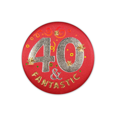 40/Fantastic Satin Button - Bulk 6 Pack