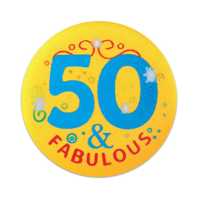 50/Fabulous Satin Button - Bulk 6 Pack