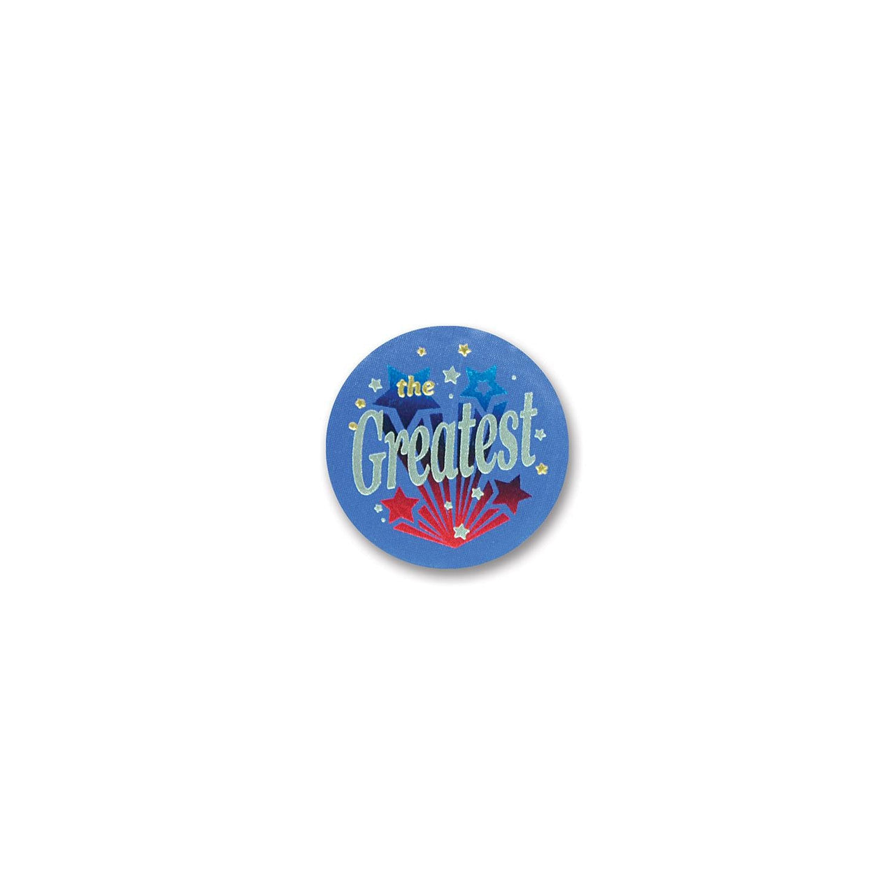 The Greatest Satin Button - Bulk 6 Pack