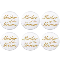 Mother Of The Groom Satin Button (Case of 6)