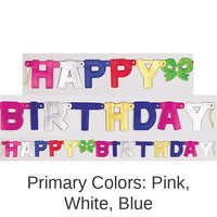 12/Case Bulk Happy Birthday Party Banners