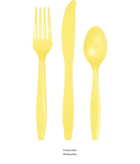 288/Case Bulk Mimosa Assorted Plastic Cutlery