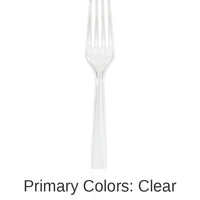 288/Case Bulk Clear Plastic Forks