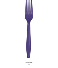 288/Case Bulk Purple Plastic Forks