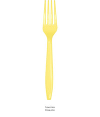 288/Case Bulk Mimosa Plastic Forks
