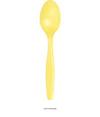 288/Case Bulk Mimosa Plastic Spoons
