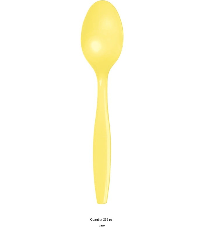 288/Case Bulk Mimosa Plastic Spoons