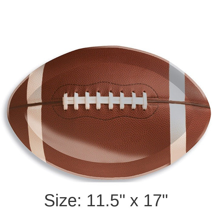 12/Case Bulk Football Plastic Trays